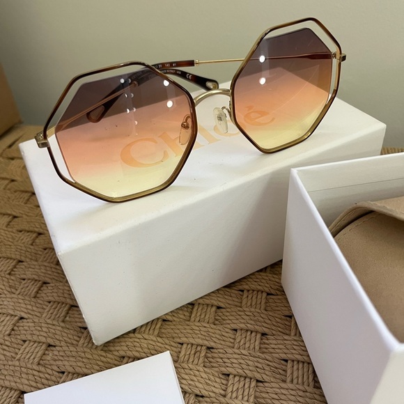 Chloe Octagon Sunglasses - Picture 2 of 5